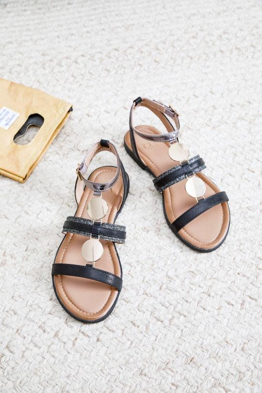 Sandales Chaussures Bleu Erynn LA-737 Efashion Paris