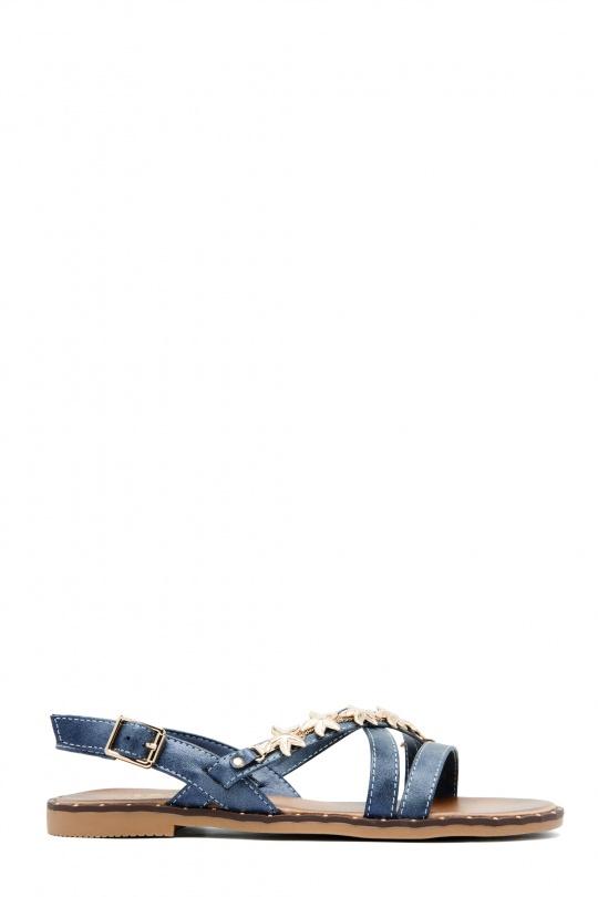 Sandales Chaussures Noir Erynn LA-741 Efashion Paris