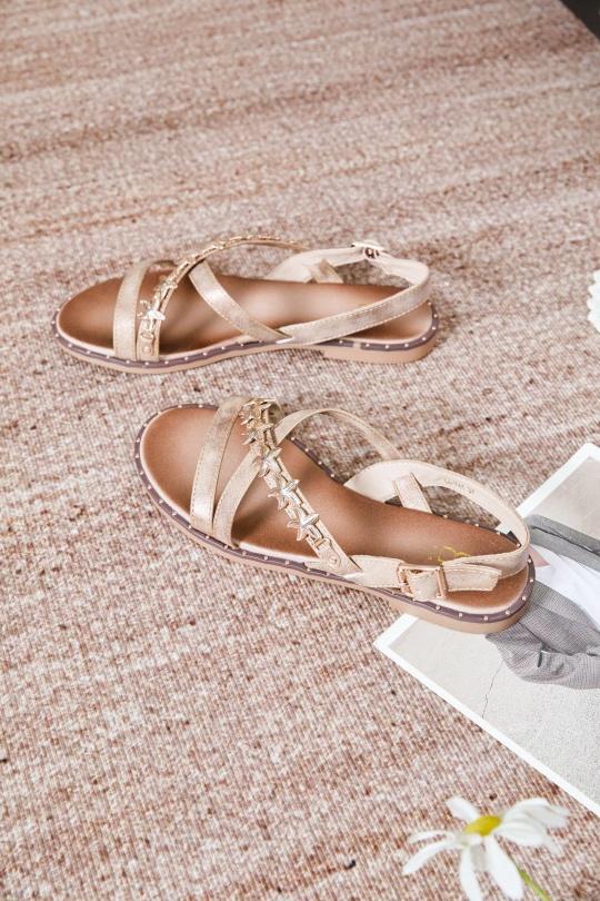 Sandales Chaussures Noir Erynn LA-741 Efashion Paris