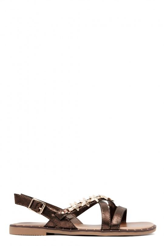 Sandales Chaussures Noir Erynn LA-741 Efashion Paris