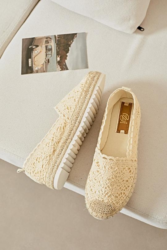 Espadrilles Chaussures Beige Erynn 903-510 Efashion Paris