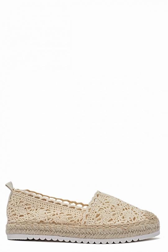 Espadrilles Chaussures Beige Erynn 903-510 Efashion Paris
