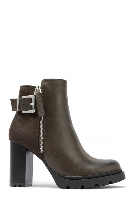 Bottines Chaussures Vert Erynn M635 Efashion Paris