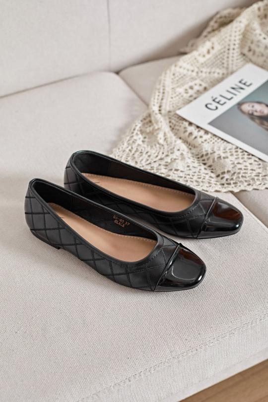 Ballerines Chaussures Argent Erynn GG-80 Efashion Paris