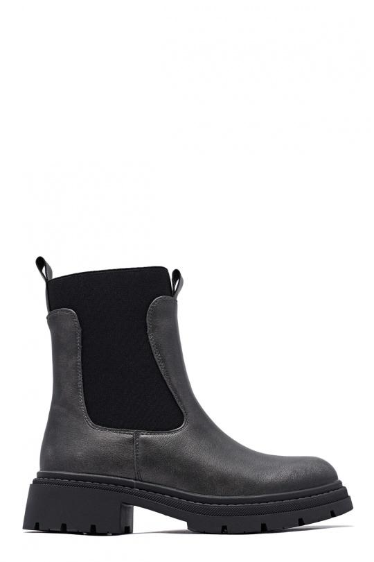 Bottines Chaussures Gris Erynn RXJ-239 Efashion Paris