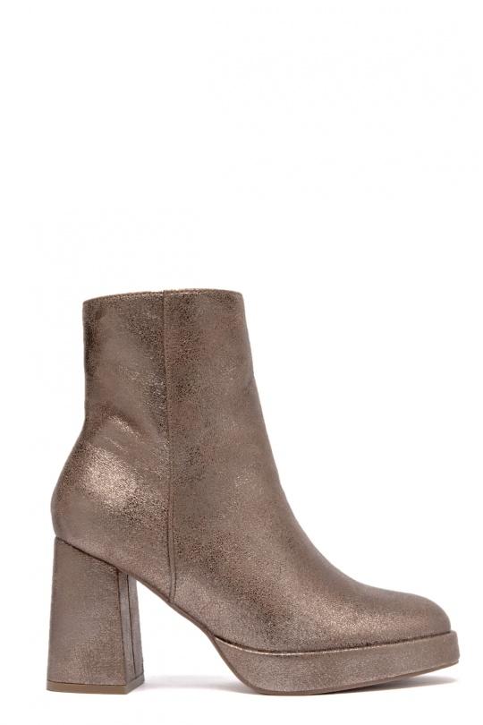 Bottines Chaussures Taupe Erynn M-717 Efashion Paris