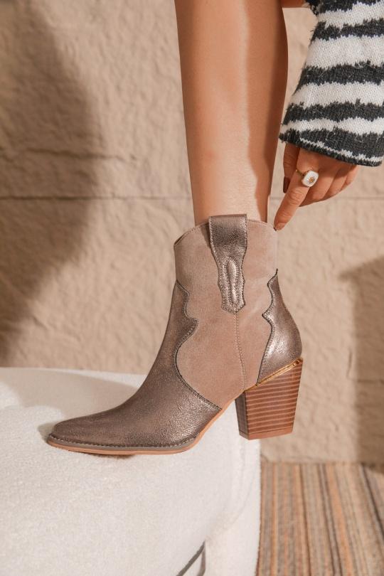 Bottines Chaussures Camel Erynn M-803 Efashion Paris