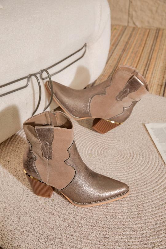 Bottines Chaussures Camel Erynn M-803 Efashion Paris