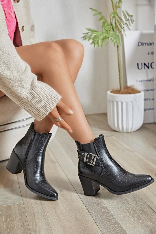 Bottines Chaussures Serpent Erynn M-797 Efashion Paris