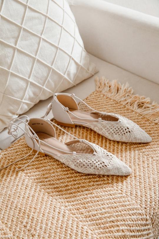 Ballerines Chaussures Marron Erynn 333-324 Efashion Paris