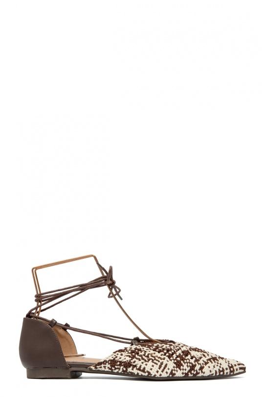 Ballerines Chaussures Marron Erynn 333-324 Efashion Paris