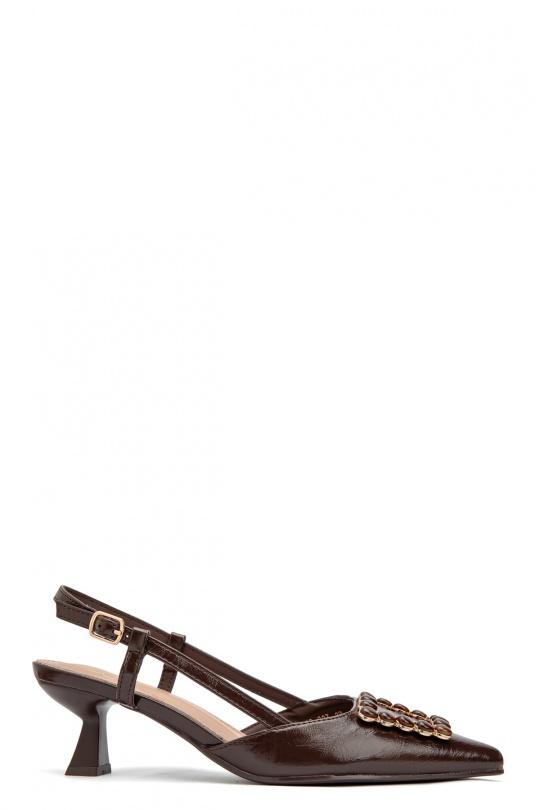 Escarpins Chaussures Marron Erynn 333-327 Efashion Paris