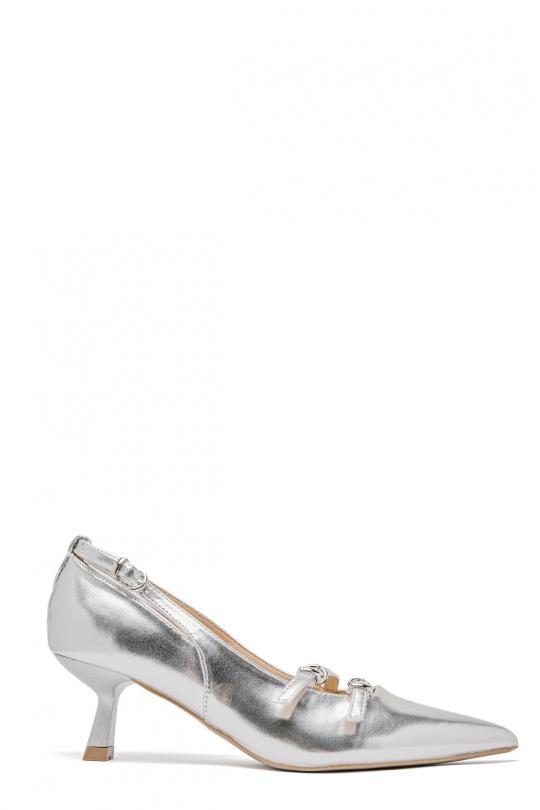 Escarpins Chaussures Argent Erynn EL-826 Efashion Paris