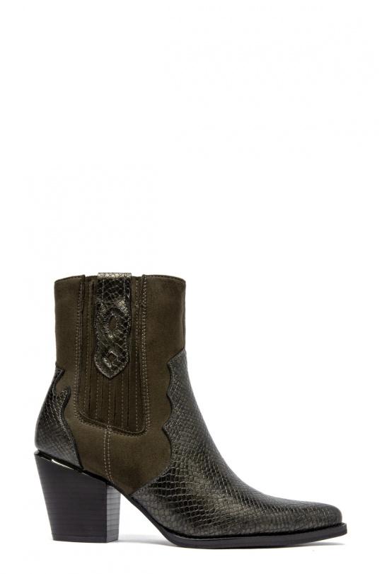 Bottines Chaussures Vert Erynn M-815 Efashion Paris