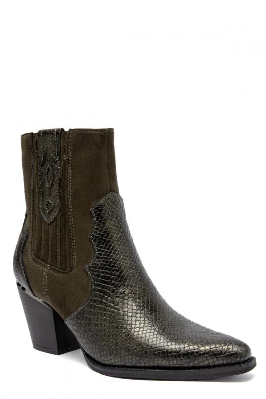 Bottines Chaussures Vert Erynn M-815 Efashion Paris