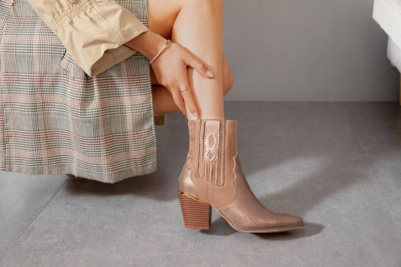 Bottines Chaussures Vert Erynn M-815 Efashion Paris