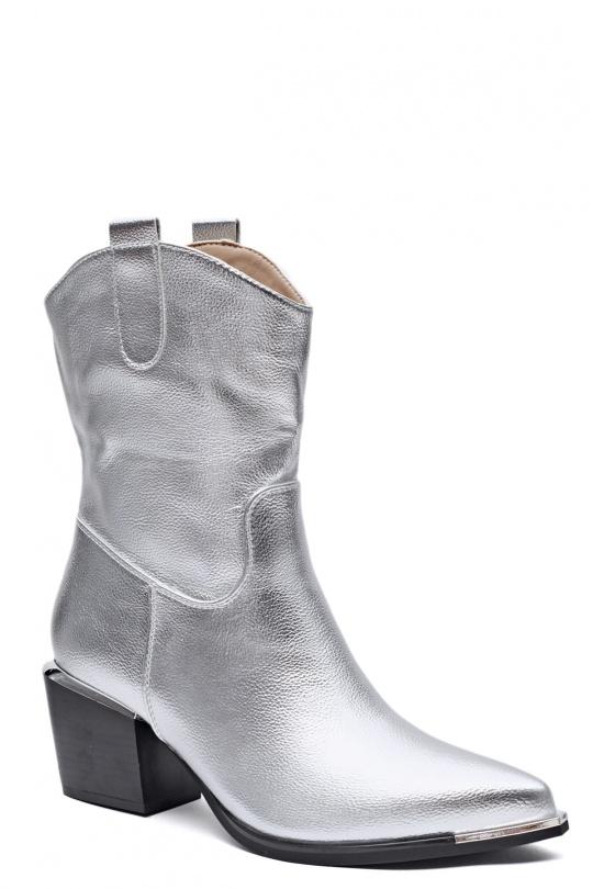 Bottines Chaussures Argent Erynn RXJ-232 Efashion Paris