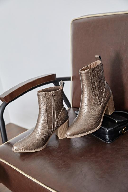 Bottines Chaussures Serpent Erynn M-393 Efashion Paris