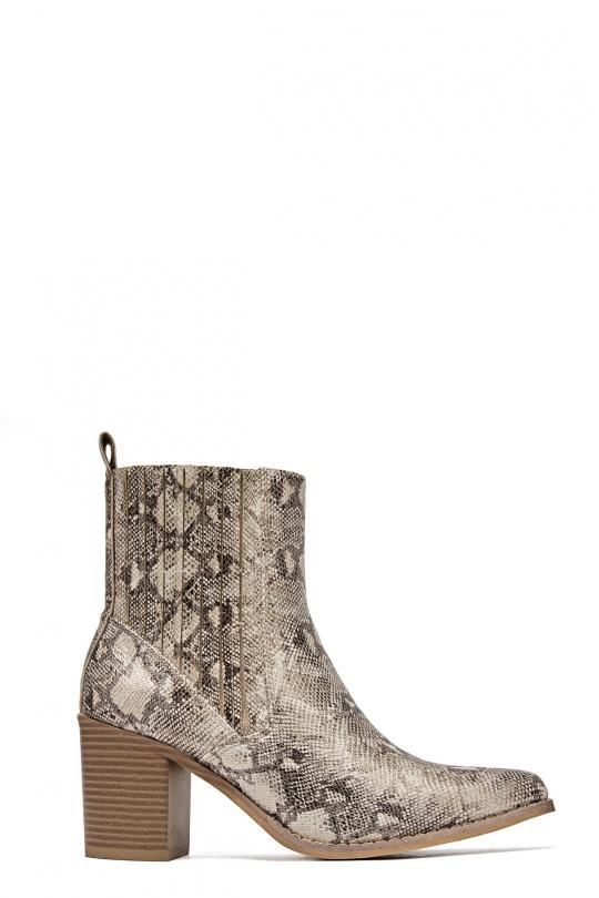 Bottines Chaussures Serpent Erynn M-393 Efashion Paris