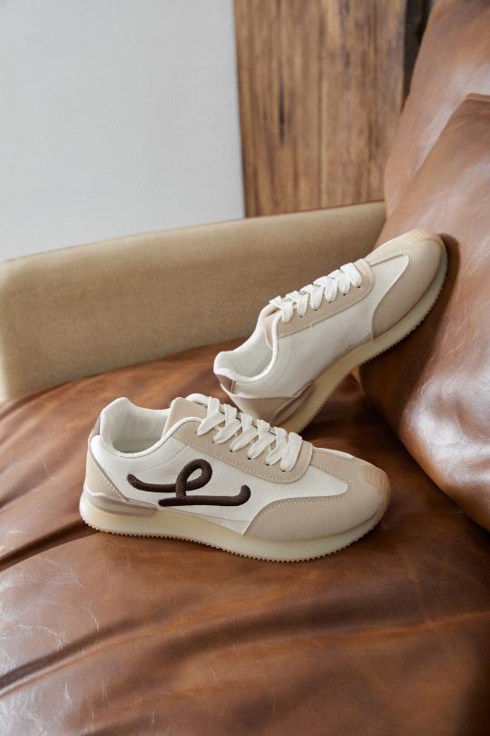 Baskets Chaussures Beige Erynn 98-75 Efashion Paris