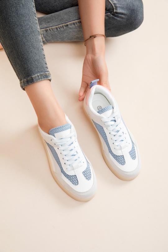 Baskets Chaussures Blanc Erynn 9189 Efashion Paris