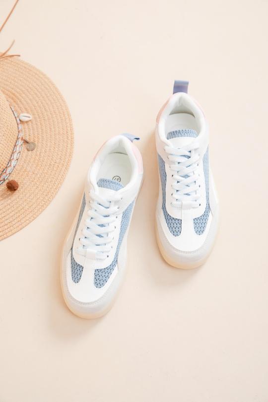 Baskets Chaussures Blanc Erynn 9189 Efashion Paris