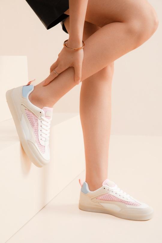 Baskets Chaussures Blanc Erynn 9189 Efashion Paris