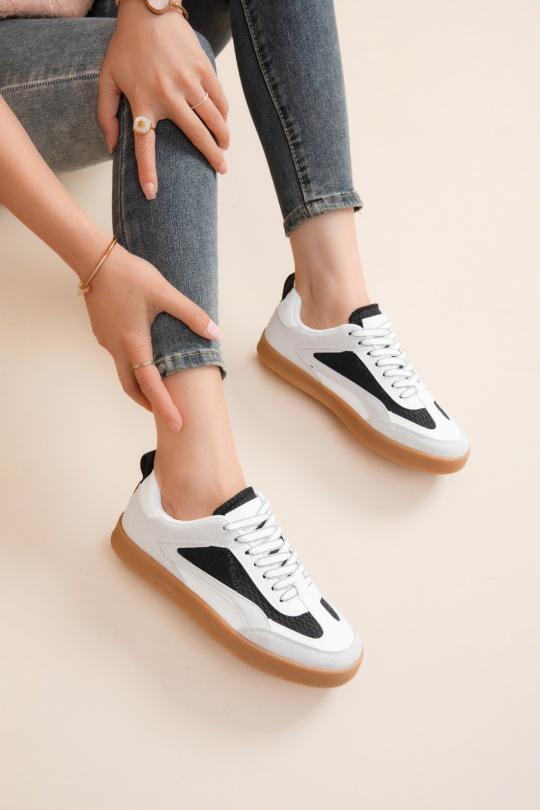 Baskets Chaussures Blanc Erynn 9189 Efashion Paris
