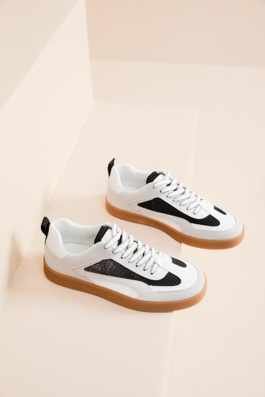 Baskets Chaussures Blanc Erynn 9189 Efashion Paris