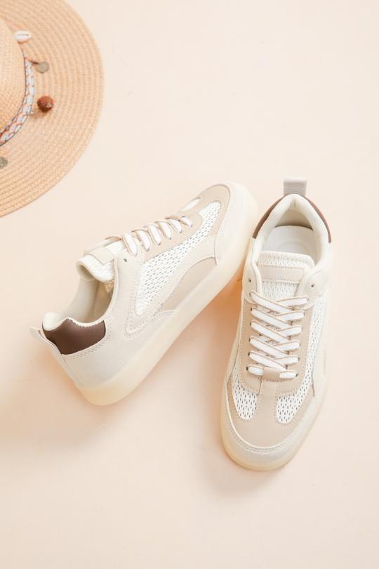 Baskets Chaussures Blanc Erynn 9189 Efashion Paris