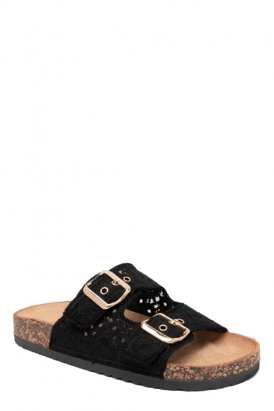 Sandales Chaussures Noir Erynn LS-616 Efashion Paris