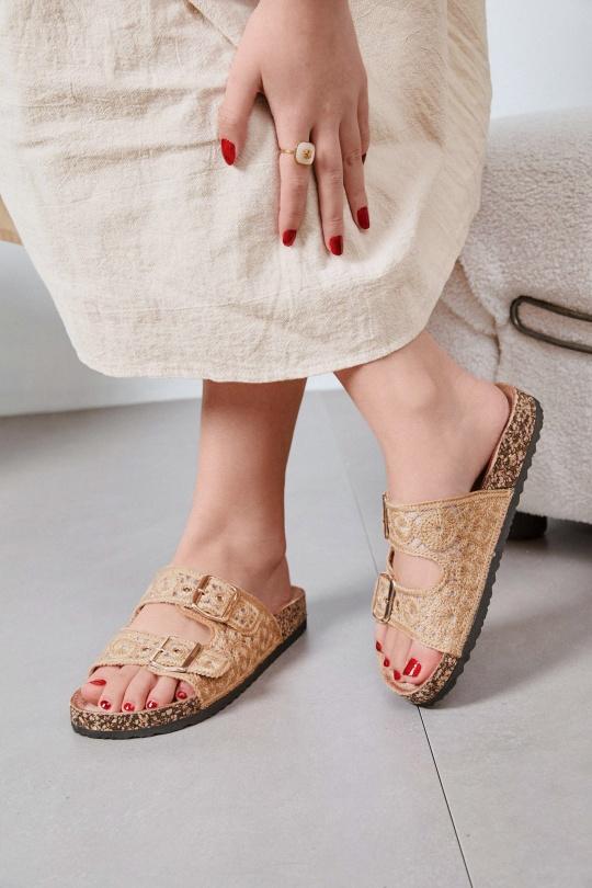 Sandales Chaussures Noir Erynn LS-616 Efashion Paris