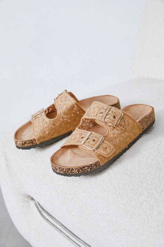 Sandales Chaussures Noir Erynn LS-616 Efashion Paris