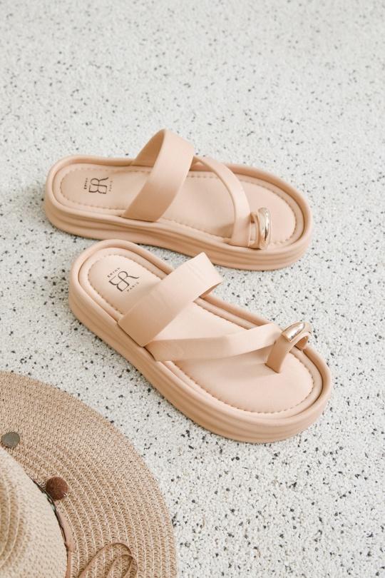 Sandales Chaussures Taupe Erynn LS-623 Efashion Paris