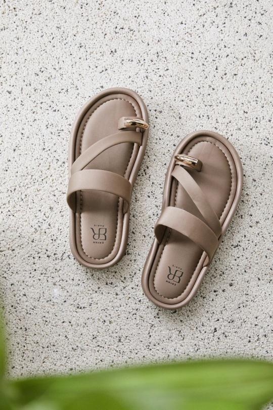 Sandales Chaussures Taupe Erynn LS-623 Efashion Paris