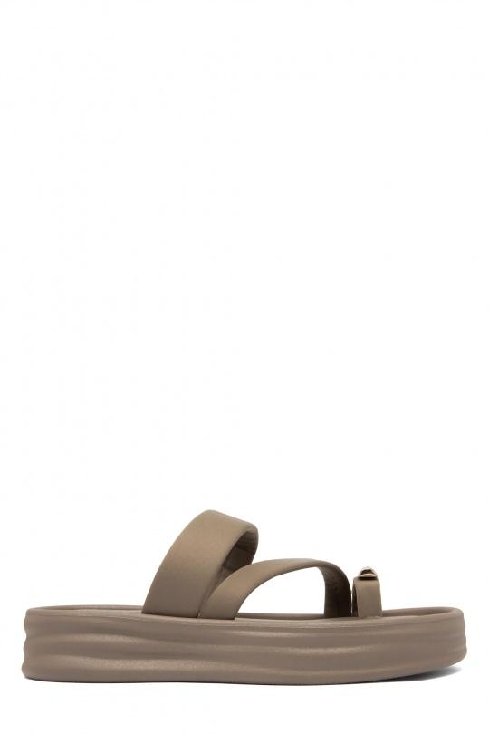 Sandales Chaussures Taupe Erynn LS-623 Efashion Paris