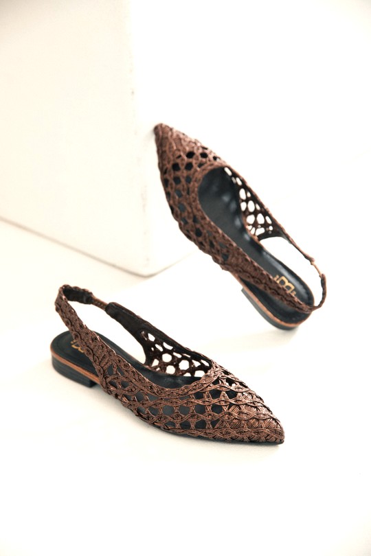 Ballerines Chaussures Marron Erynn 903-612 Efashion Paris