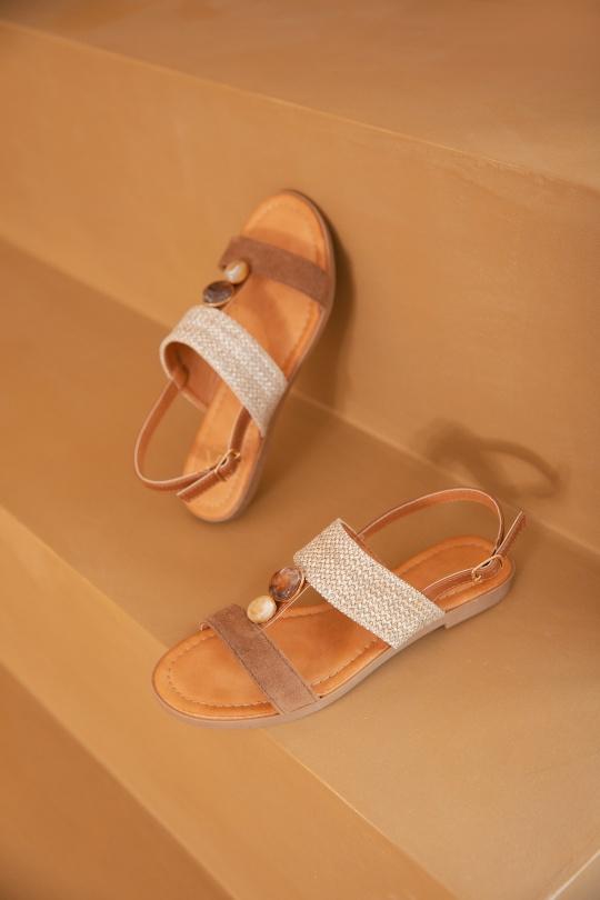 Sandales Chaussures Marron Erynn 333-350 Efashion Paris