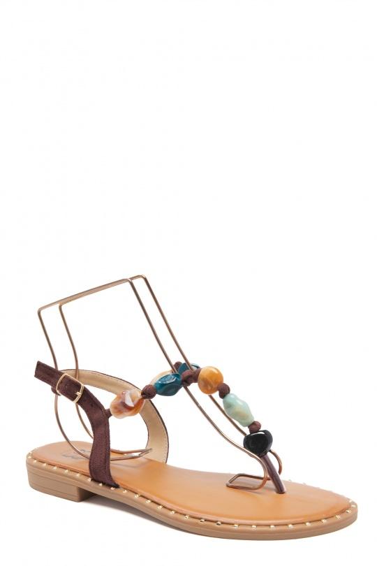 Sandales Chaussures Marron Erynn LS-629 Efashion Paris