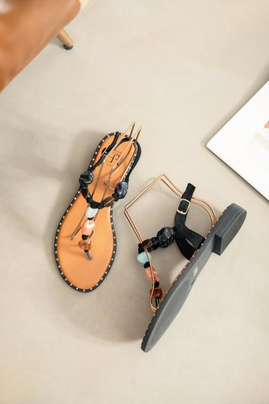 Sandales Chaussures Marron Erynn LS-629 Efashion Paris