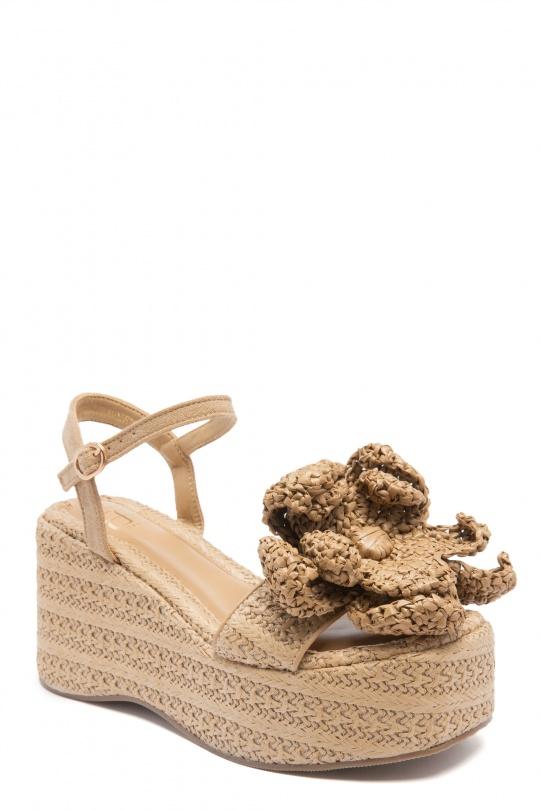 Compensées Chaussures Beige Erynn 2602 Efashion Paris