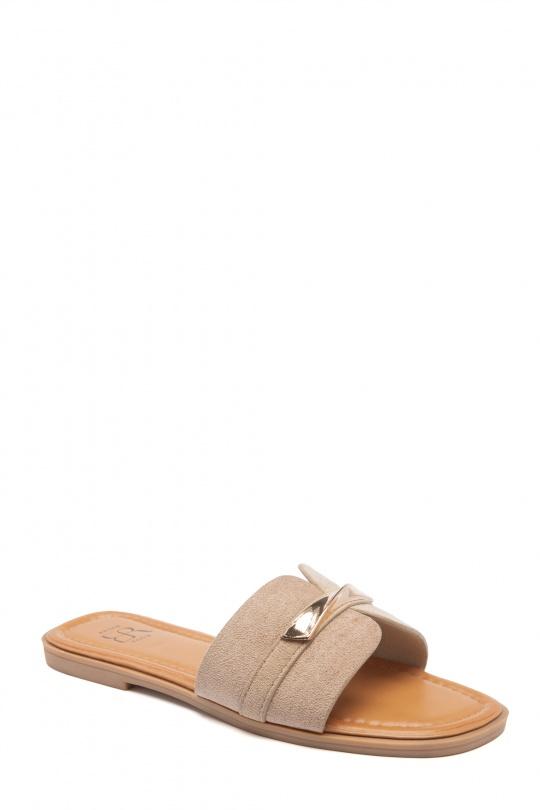 Sandals Shoes Taupe Erynn LS-640 Efashion Paris