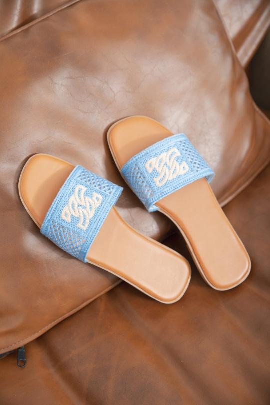 Sandals Shoes Blue Erynn LS-613 Efashion Paris