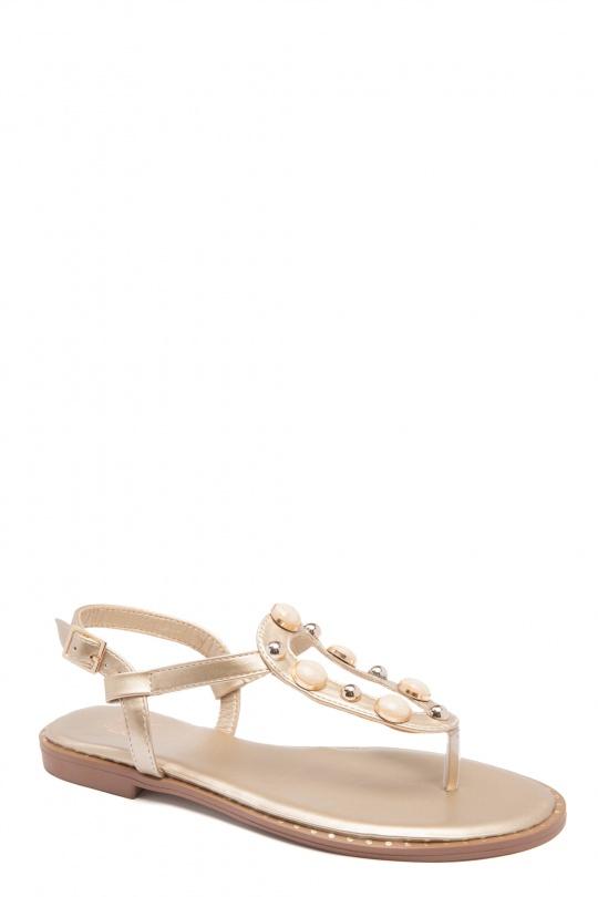 Sandales Chaussures Or Erynn GG-113 Efashion Paris