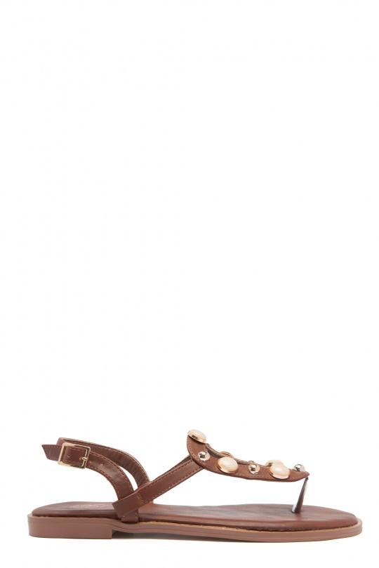 Sandales Chaussures Or Erynn GG-113 Efashion Paris