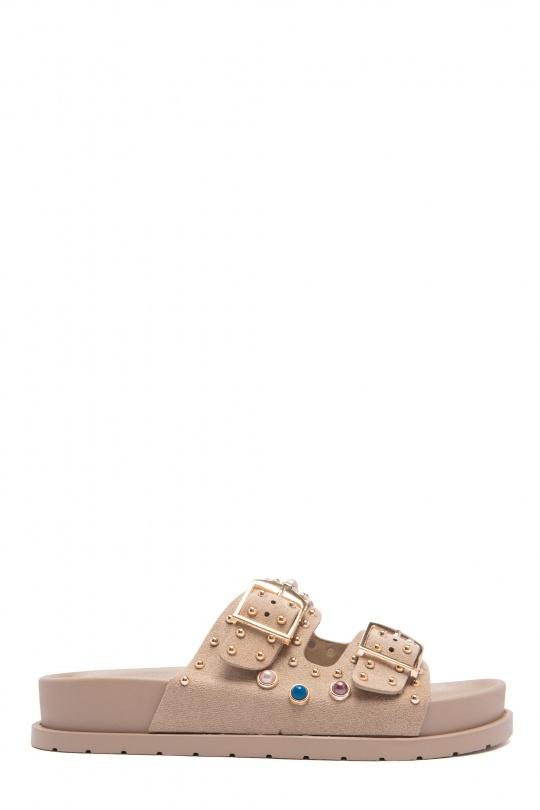 Sandales Chaussures Taupe Erynn LS-639 Efashion Paris