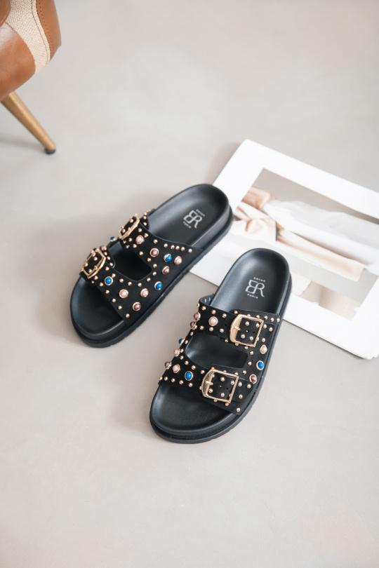 Sandales Chaussures Taupe Erynn LS-639 Efashion Paris