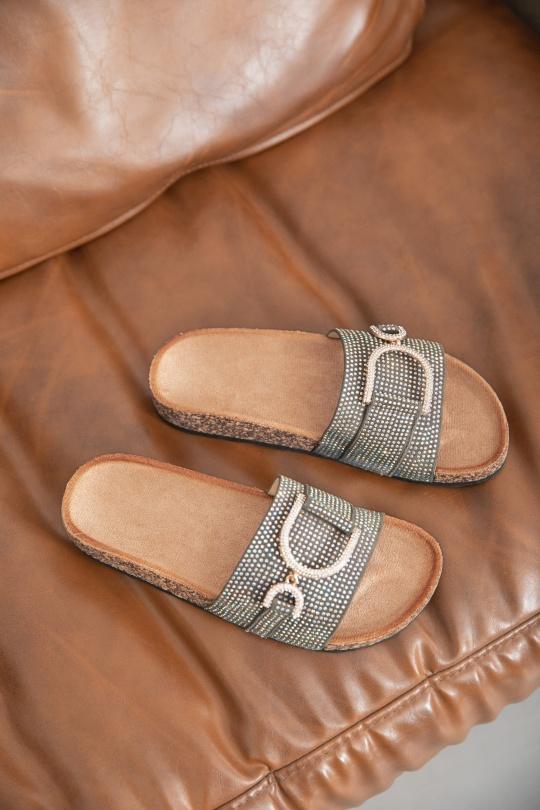 Sandales Chaussures Vert Erynn LS-638 Efashion Paris