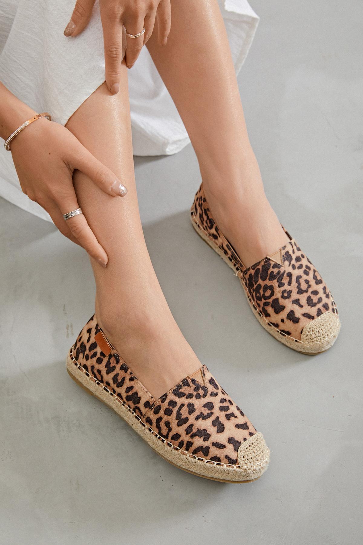 Espadrilles Shoes Leopard Erynn 903-598 #c Efashion Paris