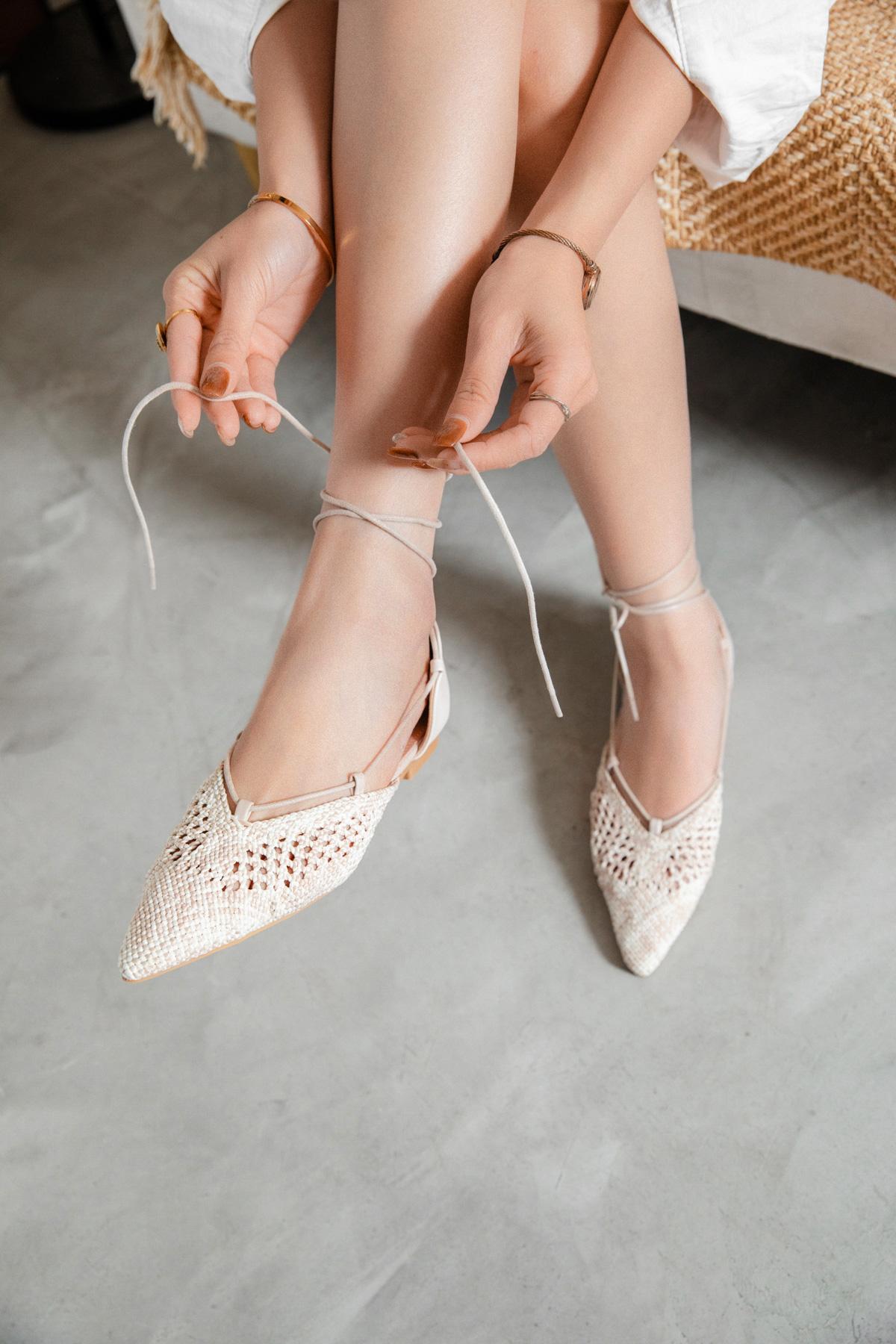 Ballerines Chaussures Marron Erynn 333-324 #c Efashion Paris